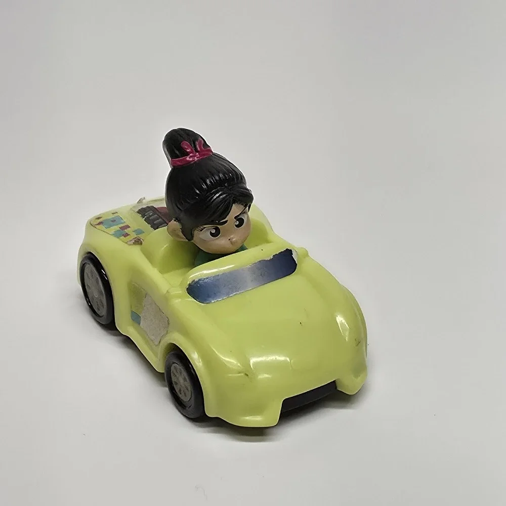Disney Wreck It Ralph 2 McDonalds Happy Meal Vanellope Yellow Racer Car 2018